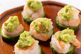 Cucumber, Shrimp & Gucamole