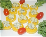 Polenta Rounds W/Blue Cheese