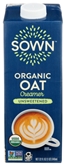 Sown Organic Unsweetened Oat Creamer 32 OZ