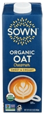 Sown Organic Sweet and Creamy Oat Creamer 32 OZ