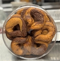 Handmade "Torcetti" Biscotti Piemontese Cocoa