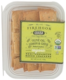 Firehook Organic  Graza Olive Oil, Lemon & Chive Crackers (5.5 oz)