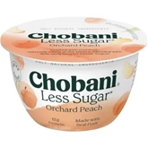 Chobani Less Sugar Peach