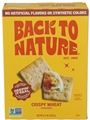 Back to Nature Crispy Wheat Crackers 6.5oz
