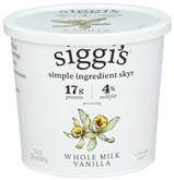 Siggis Whole Milk Vanilla Yogurt 24oz