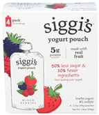 Siggis Mixed Berries Yogurt Pouch 4PK