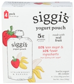 Siggis Strawberry & Banana Yogurt Pouch 4PK