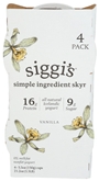 Siggis Vanilla Yogurt 4PK
