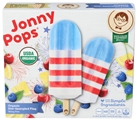 Jonnypops Organic Star Spangled Flag  Popsicles (14.8 oz)