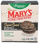 Mary's Gone Organic SuperSeed Seaweed & Black Sesame Crackers 4oz