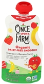 Once Upon a Farm Organic Strawberry Banana Swirl Smoothie (4oz)