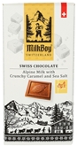 Milkboy Alpine Swiss Milk Chocolate with Crunchy Caramel and Sea Salt (3 OZ)