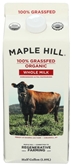 Maple Hill Creamery Org Whole Milk Grass Fed 64oz
