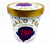 Halo Top Birthday Cake