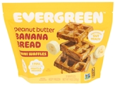 Evergreen Peanut Butter Banana Bread Mini Waffles ( 9 oz)
