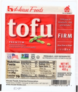 House Foods Organic Firm Tofu 14 OZ