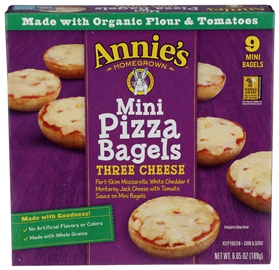 Annie's Mini Pizza Bagels Three Cheese (6.65 oz)