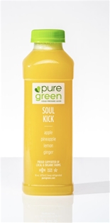 Pure Green Soul Kick Cold Pressed Juice (16oz.)