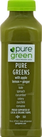 Pure Green Juice Pure Greens Lemon Ginger