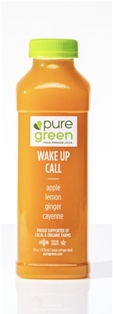 Pure Green Wake Up Call Cold Pressed Juice (16oz.)