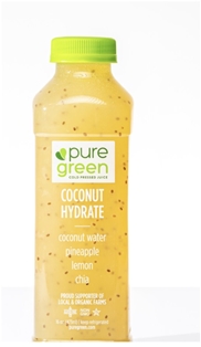 Pure Green Coconut Hydrate Cold Pressed Juice 16oz