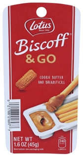 Lotus Biscoff &amp; Go Cookie Butter and Breadsticks 1.6oz
