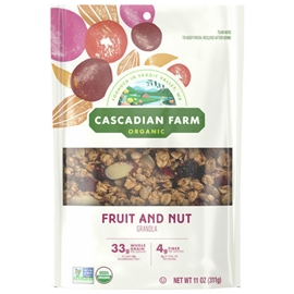 Cascadian Farm Granola Fruit And Nut 11 OZ