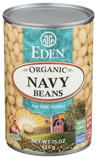 Eden Organic Navy Beans (15oz)