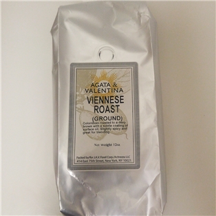 A&amp;V Viennese Roast Coffee Ground 12Oz