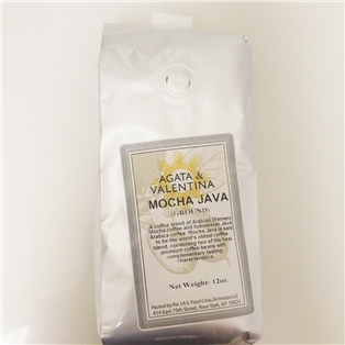 A&amp;V Mocha Java Coffee Ground 12Oz
