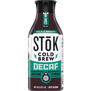 Stok Unsweetened Decaf Black Cold Brew 48oz