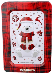 Walkers Shortbread Cookie Polar Bear Tin (8.8 Oz)