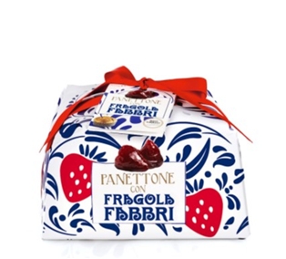 Fabbri Panettone w/ Fragola (Strawberries) 17.6oz