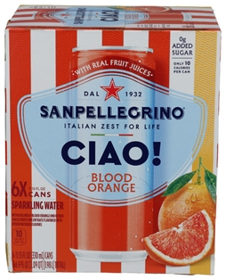 San Pellegrino Ciao Sparkling Blood Orange 6pk