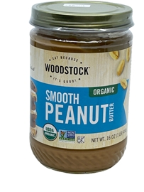 Woodstock Organic Smooth Peanut Butter (16oz)