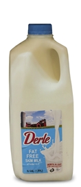 Derle Farms Fat Free Milk .5Gal