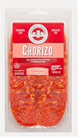 Sliced Chorizo Gluten Free Air Dried Spicy Spanish Style Salami 4Oz