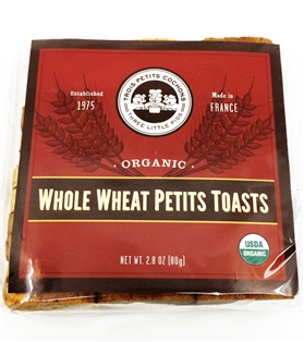 Whole Wheat Organic petite toast