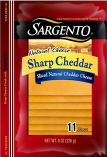 Sargento Pre-Sliced Sharp Cheddar (8 oz)