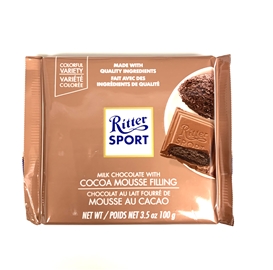 Ritter Sport Milk Chocolate Cocoa Mousse