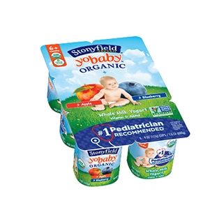 Stonyfield Yobaby Organic Blueberry/Apple (6pk)