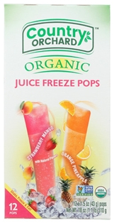Country Orchard Organic Pops Strawberry/ Orange