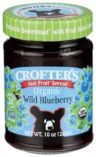 Crofter's Org Wild Blueberry  Fruit Spread (10 oz)