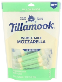 Tillamook Whole Milk Mozzarella Snacks (7.5 oz)