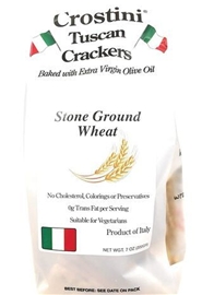 Crostini Stone Ground Wheat Crackers 7 OZ