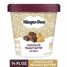 Haagen Dazs Chocolate Peanut Butter 14oz