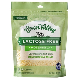 Green Valley Lactose Free Mozzarella Shreds (6oz)