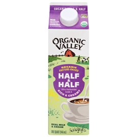 Organic Valley Half &amp; Half Quart