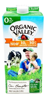 Organic Valley Fat Free Milk (64oz)