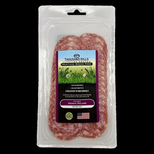 Thousand Hills Grass Fed Uncured Genoa Salami (3 OZ)